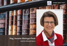 Vortrag: Nationalbibliotheken / Kulturforum Sarajewo Das Bild zeigt das Veranstaltungsplakat.
