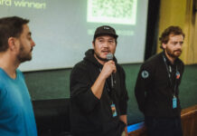 Filmfestival CMIFF / Ukraine Office Austria, Kooperationsbüro Lemberg Das Bild zeigt das Publikumsgespräch nach der Filmvorführung.